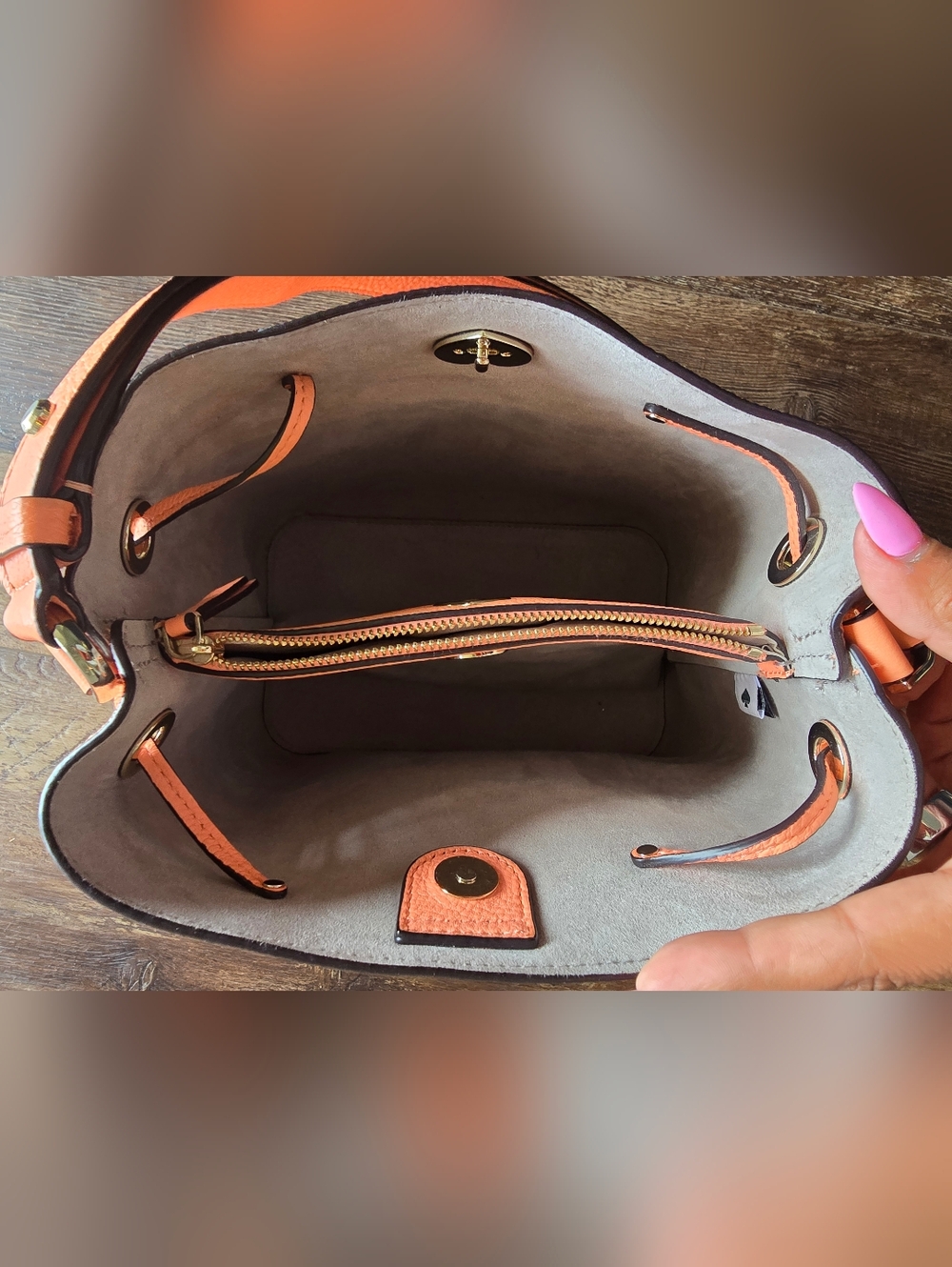 Kate Spade Leather Shoulder Tote - Picture 7 of 10